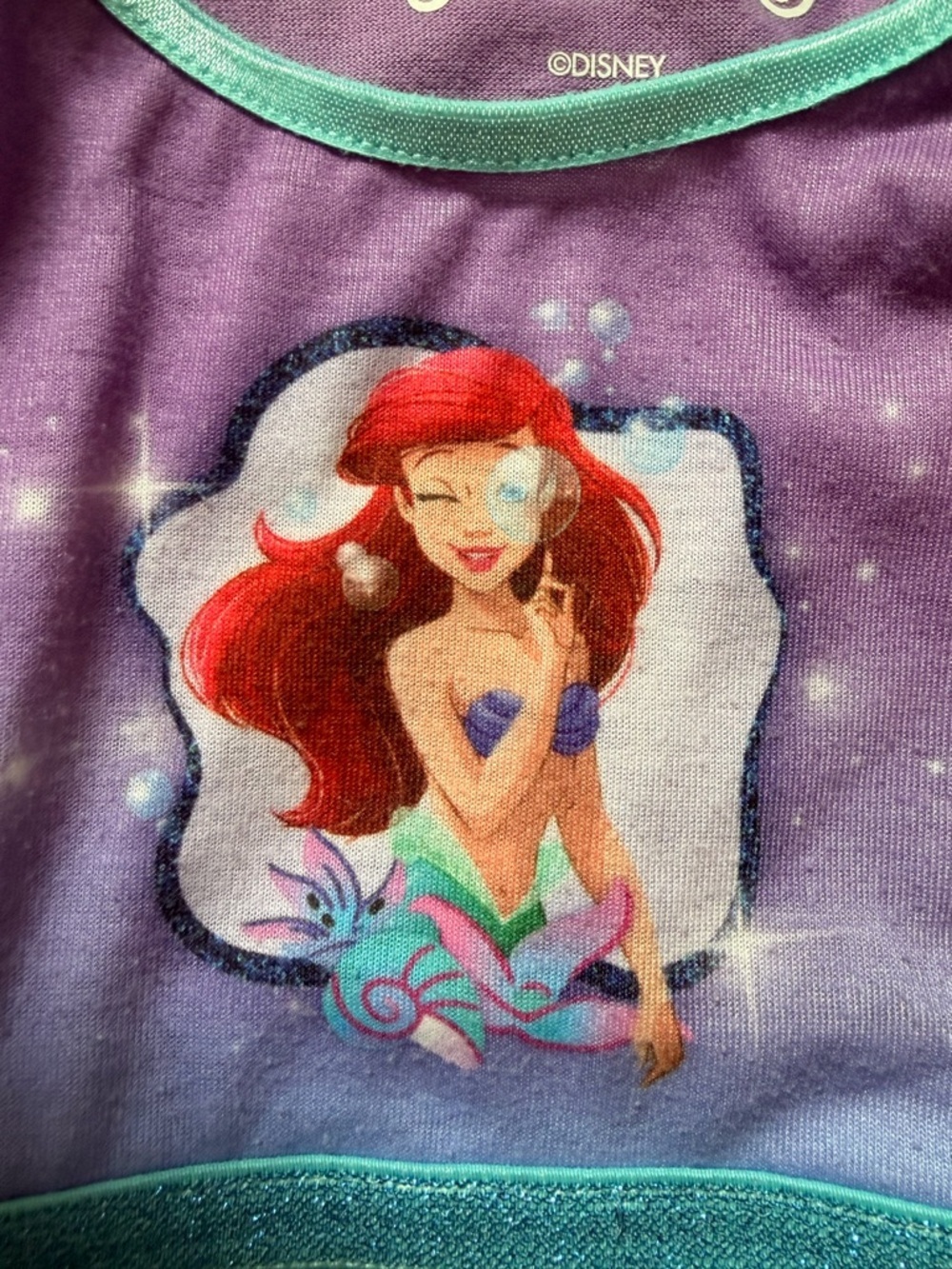 Disney Purple and Turquoise Ariel Mermaid Dress for Kids - Picture 3 of 5